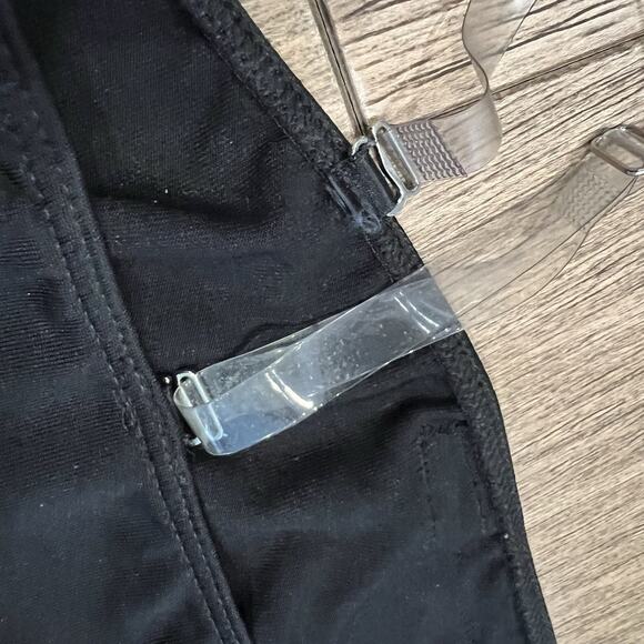 Vintage Lady Lynne SHINY Liquid SATIN Half Slip Small Bandeau Top Cinema Et Toil - Picture 6 of 16